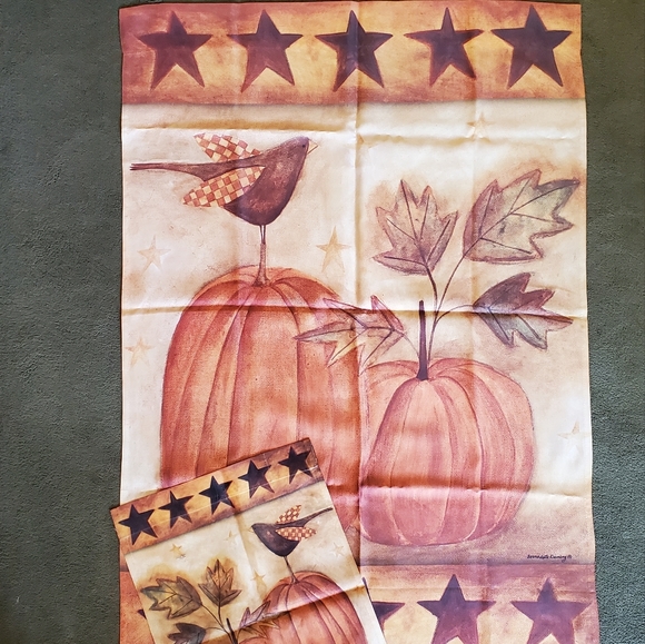 Breeze Art Magnet Works Pumpkin Flag Set - Picture 3 of 3